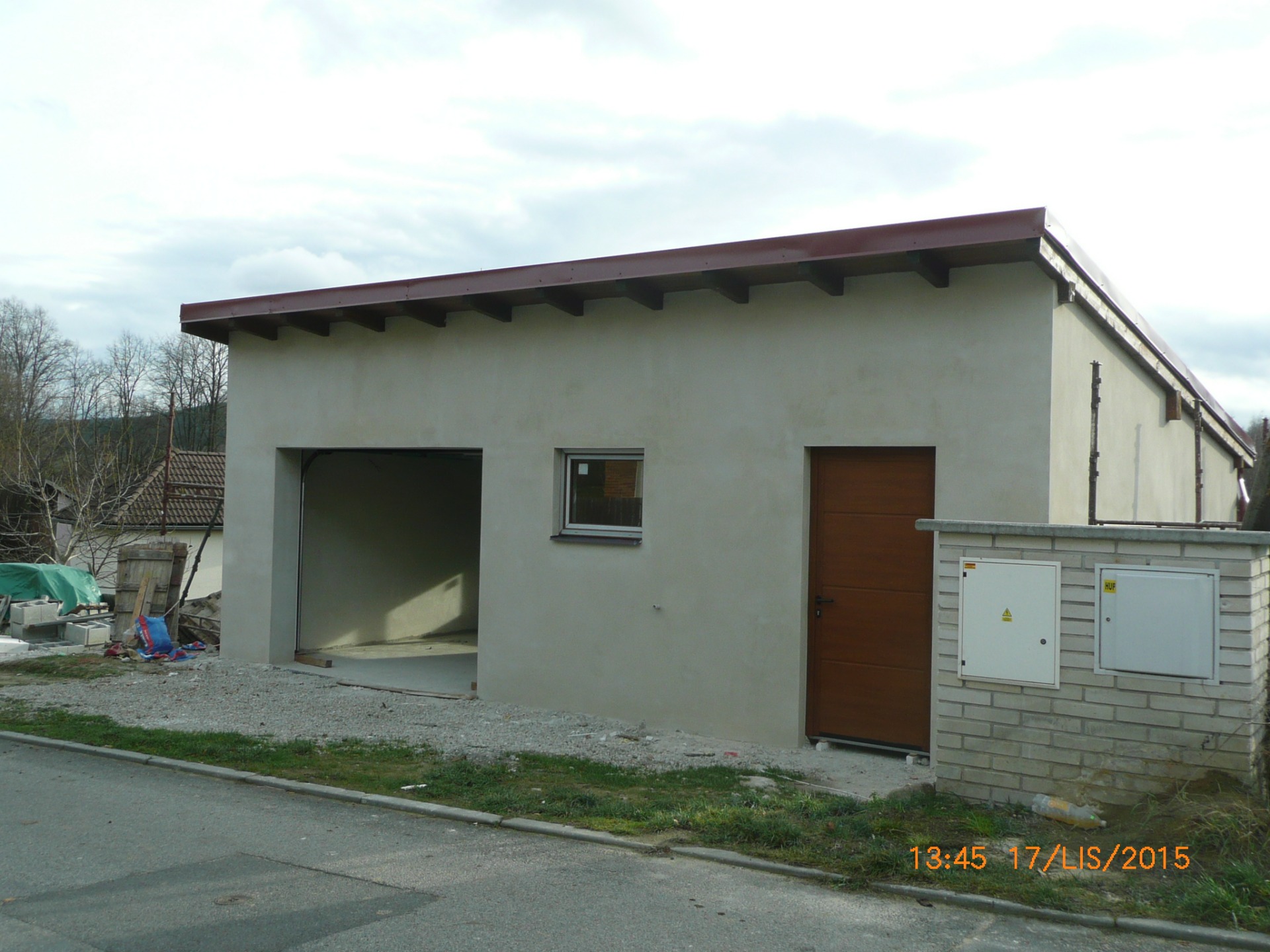 Novostavba garáže